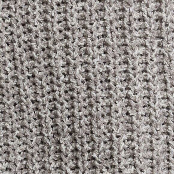 NWT Eileen Fisher Wheat Knit Funnel Neck Long Sleeve Organic Cotton Sweater Sz S - Picture 2 of 9